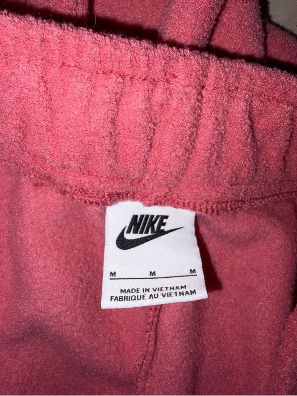 Nike Pink Fleece Joggers